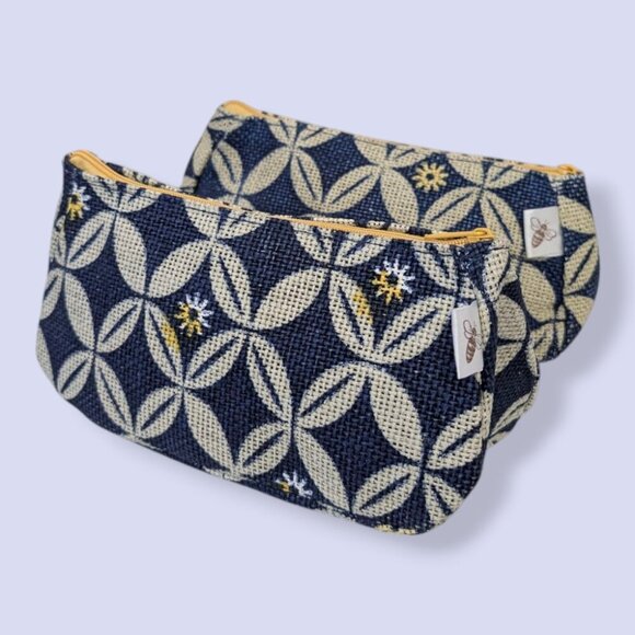 Pair of Blue & White Zipper Cases - Picture 2 of 7